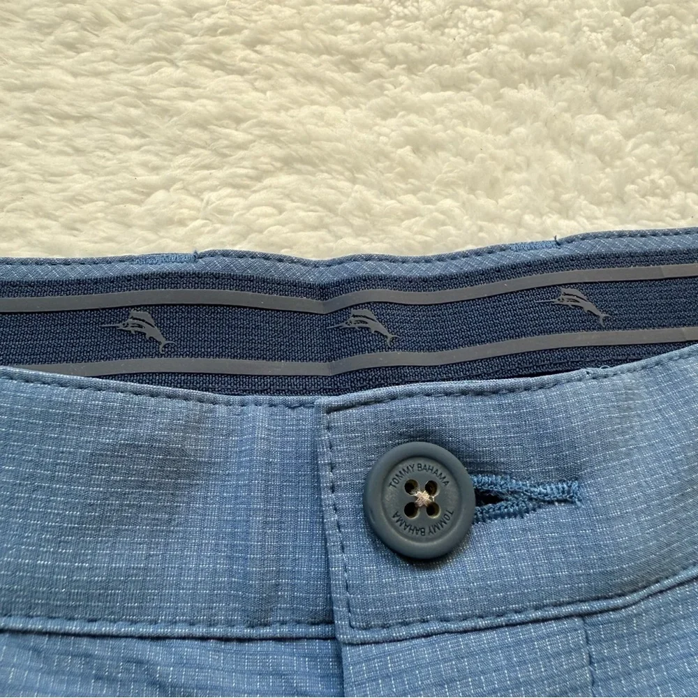 NEW Tommy Bahama Shorts Mens 32 x 6 Sun Shelter Golf Beach Light Blue Bottoms